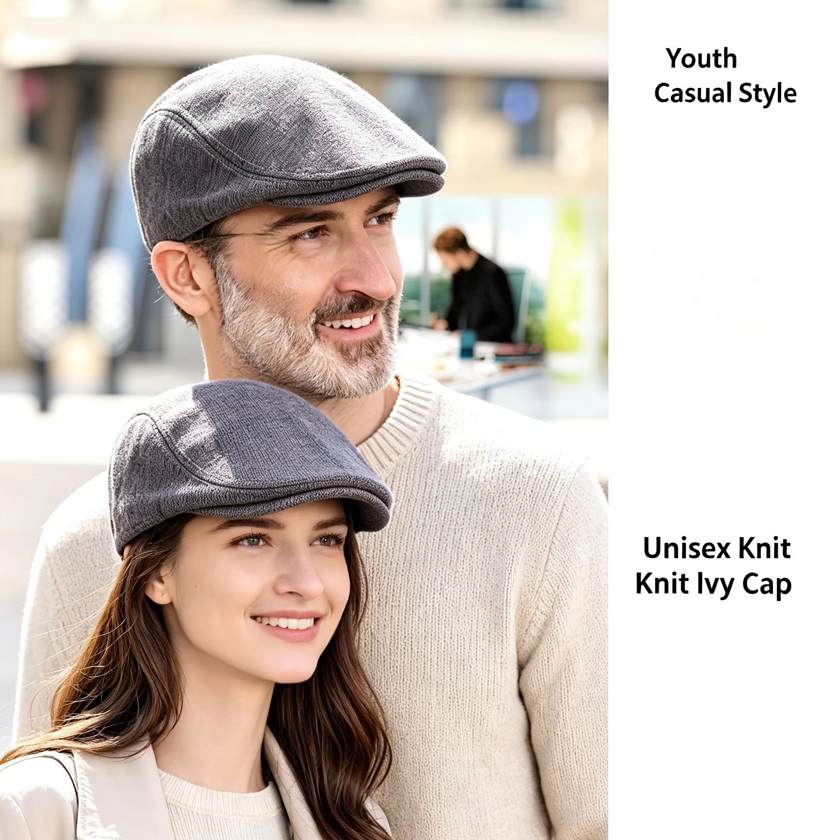 Newsboy Cap Ivy - Casquettes de style newsboy classiques vintage