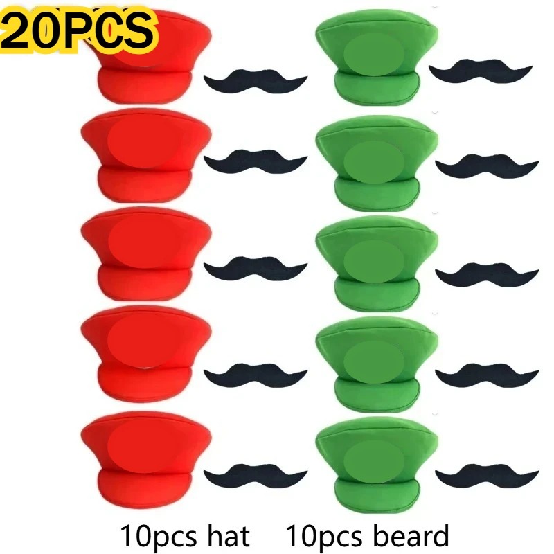 Snapback Hat Flat - 20 pièces de chapeaux de cosplay
