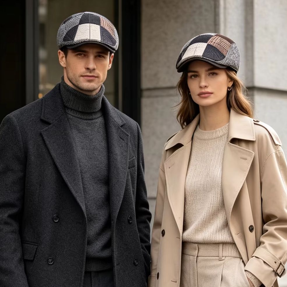 Dad Hat Cotton - Chapeau de journal en Patchwork pour