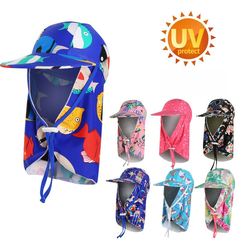 Sun Hat Wide Brim - Chapeau de bain de Protection solaire