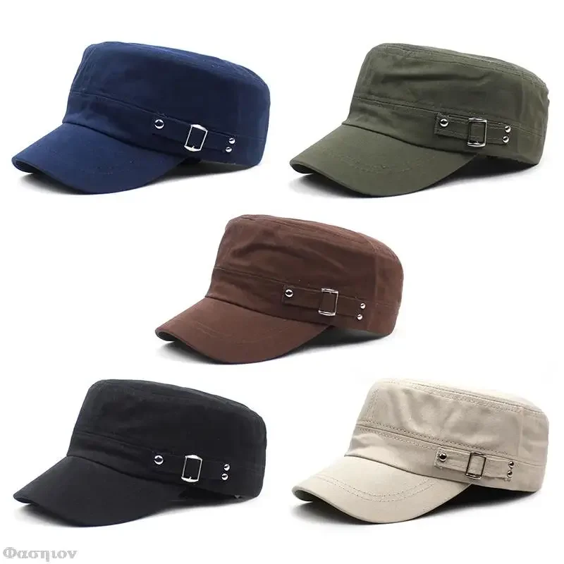 Snapback Hat Flat - Casquette de l'armée en pur coton