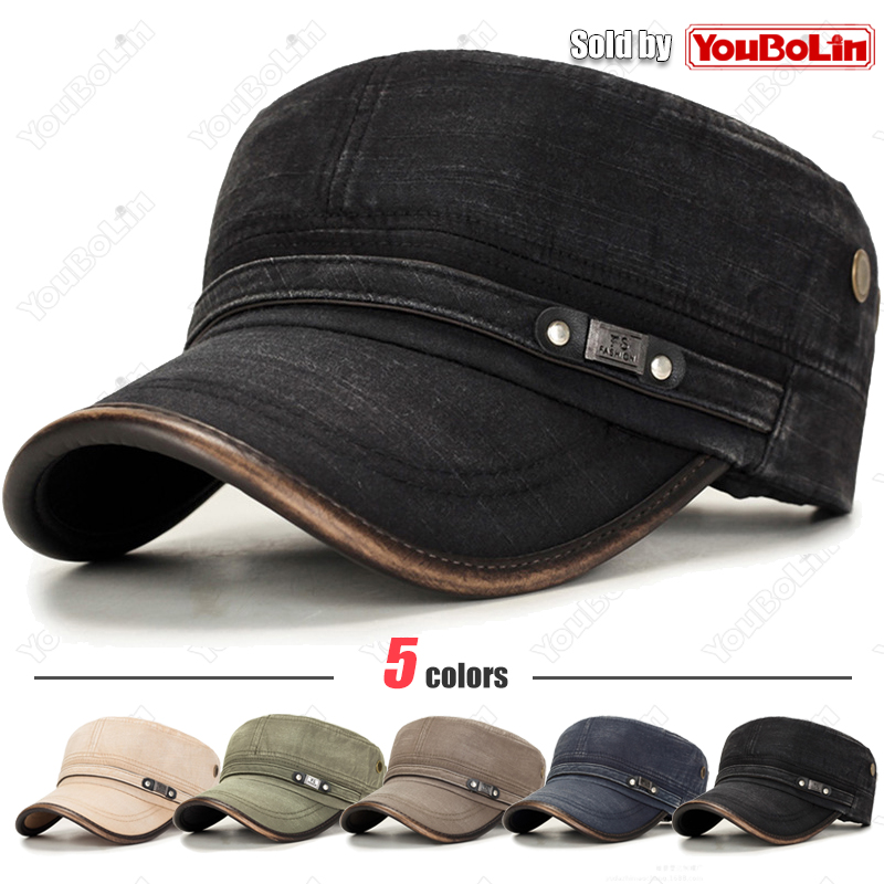 Dad Hat Cotton - Casquette plate réglable en coton délavé
