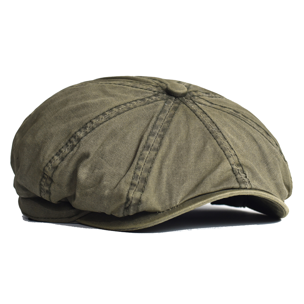 Dad Hat Cotton - Casquette de journal en coton lavé,