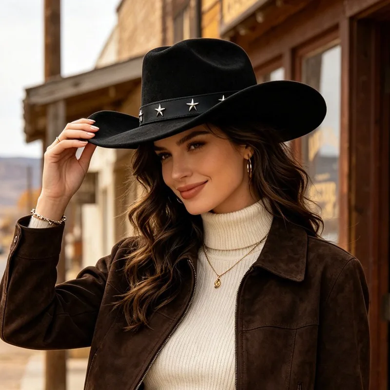 Chapeau de cowboy à large bord - Fedora Hat Wool avis et prix