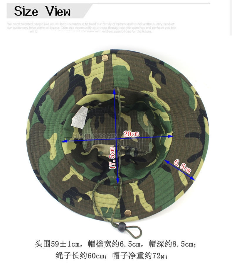 Chapeaux de Camouflage de Snip - Boonie Hat Tactical avis et prix