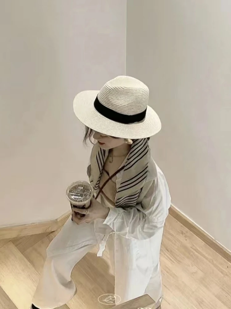 Chapeau de paille fedora d'été - Fedora Hat Wool avis et prix